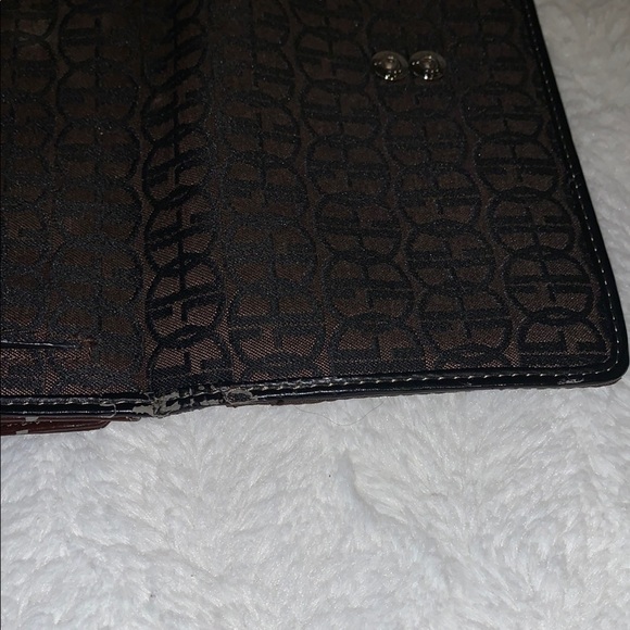 Giani Bernini Brown and Black Logo Wallet - Picture 6 of 17